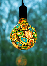 Bailey Led Farb Globe G125 Blume Dunkel Dimmbar 7W E27 - 145232