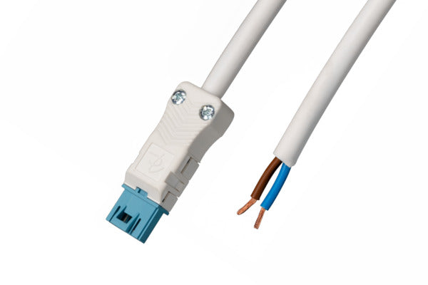 DALI B2ca 2-Pin Connection Cable 1.5mm2 50cm White Blue - 22596