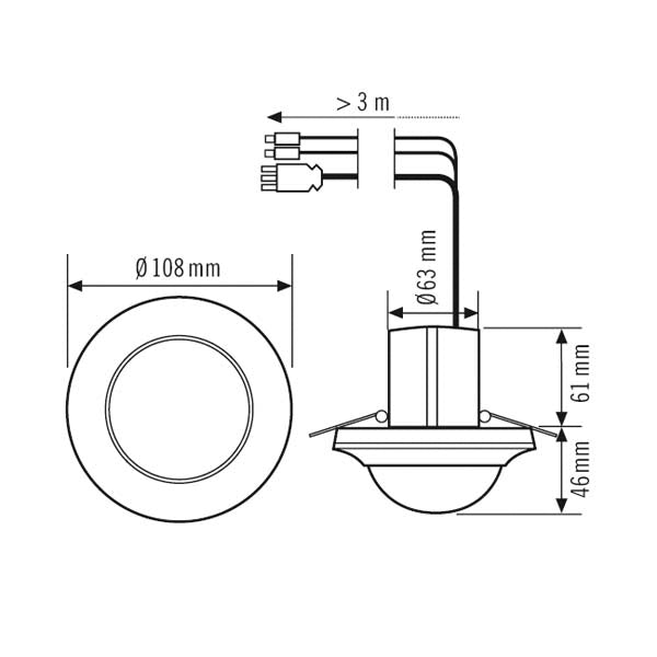 ESYLUX PD-C 360I/24 DUO DALI Deckenpräsenzmelder - EP10427374