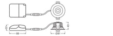 LEDVANCE 8W Adjustable LED Spot Light 927 Dimmable White - 4058075799622