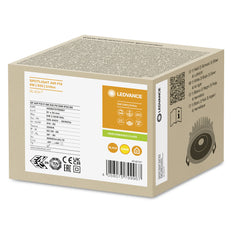Led Einbauleuchte 6W Ip65 Dimmbar Schwarz - 4058075799967