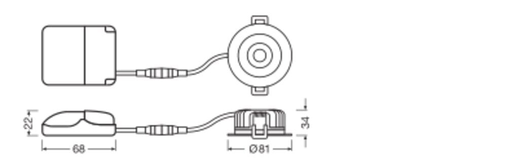 LEDVANCE Air Fix 6W IP65 Recessed LED Spotlight - 4058075799905