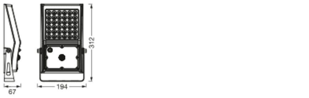 ENDURA Solar LED Flutlicht 10W 4000K Mit Sensor - 4058075762350