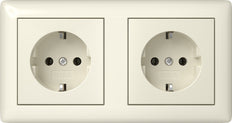 Gira System 55 Doppelsteckdose Mit Erdung - 492501