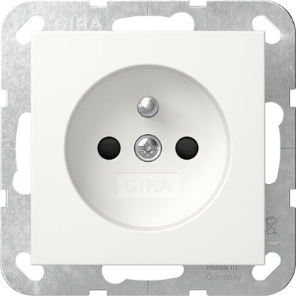 Gira System 55 Sicherheit Plus Steckdose Mit Erdungsstift - 448503