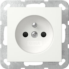 Gira System 55 Sicherheit Plus Steckdose Mit Erdungsstift - 448503