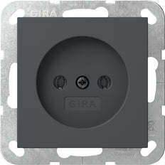 Gira System 55 Nicht-Geerdete Steckdose 16A 250V Anthrazit - 448028