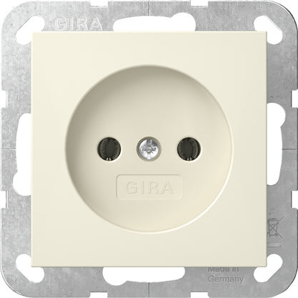 Gira System 55 2-Pole Steckdose Ohne Erde - 448001