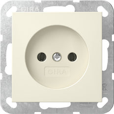 Gira System 55 2-Pole Steckdose Ohne Erde - 448001