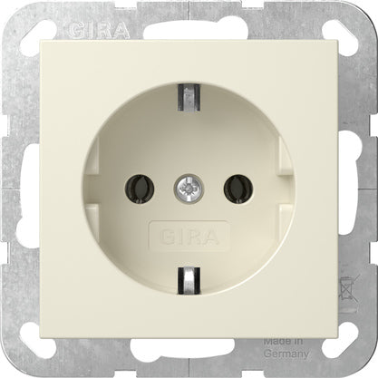 Gira System 55 Schuko Steckdose 16A Premium Weiß - 446601 [2 Stück]