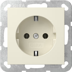 Gira System 55 Schuko Steckdose 16A Premium Weiß - 446601 [2 Stück]