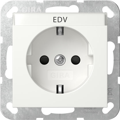 Gira System 55 Verbesserte Sicherheit SCHUKO Steckdose - 446203