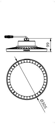 Philips CoreLine Wert LED Hochregal Licht 200W - 8719514529212