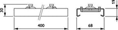 Philips Maxos Fusion LED Schienensystem Befestigungswinkel Weiß - 8718696374511