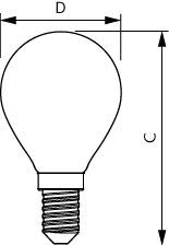 Philips Master Led Filament Kerze E14 2.5W 927 Dimmbar - 8719514449374