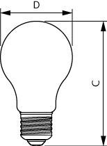 Philips CorePro Led A60 E27 8.5W 840 Klare Glas Glühbirne - 8719514347083