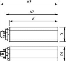 Philips CorePro LED PL-T 18.5W GX24q-4 Warm White 830 - 8719514487888