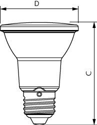 Philips Master Wert LED PAR20 6W Dimmbares Spotlicht - 8719514443044