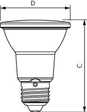 Philips Master Wert LED PAR20 6W Dimmbares Spotlicht - 8719514443044