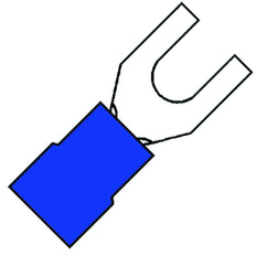 Insulated Fork Terminal M4 Easy Entry Nylon 1.5-2.5mm2 - 152232 [100 Pieces]