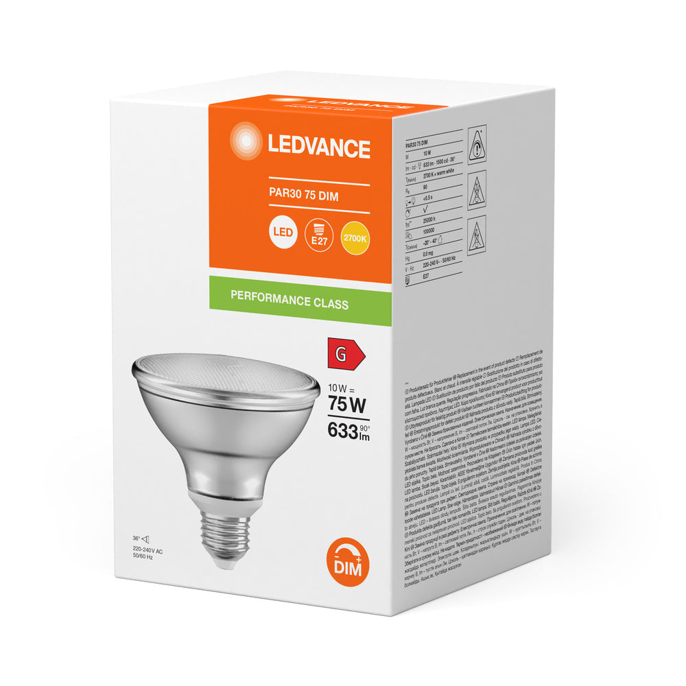 LEDVANCE PAR30 E27 LED Spot 10W 927 Dimmbar - 4099854071195