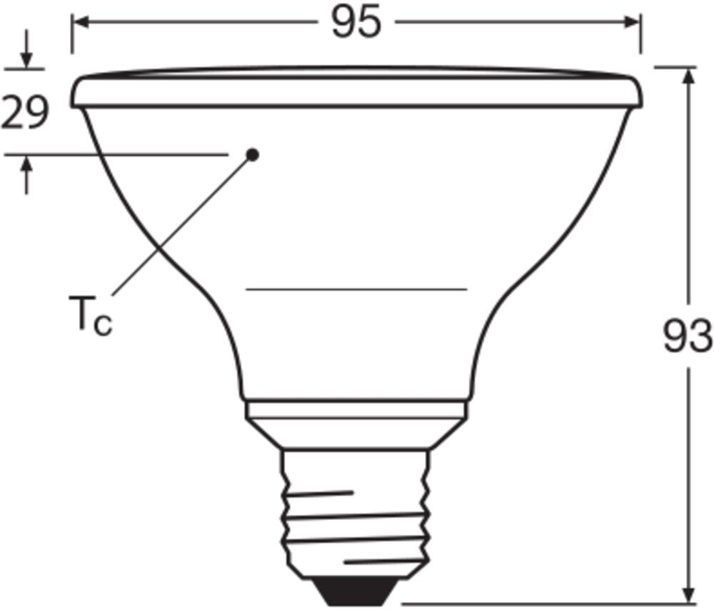 LEDVANCE PAR30 E27 LED Spot 10W 927 Dimmbar - 4099854071195