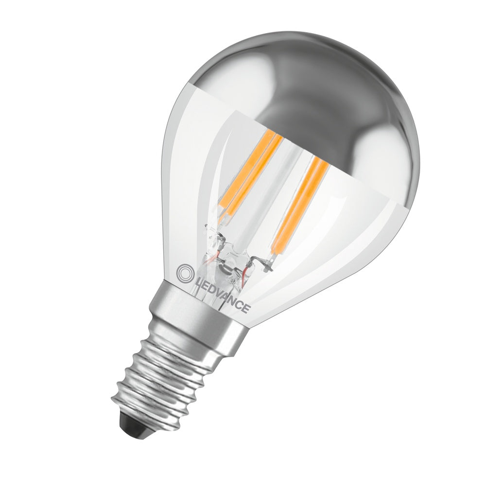 Led Klassisch P31 Spiegelkrone 4W E14 Silber 827 - 4099854070037