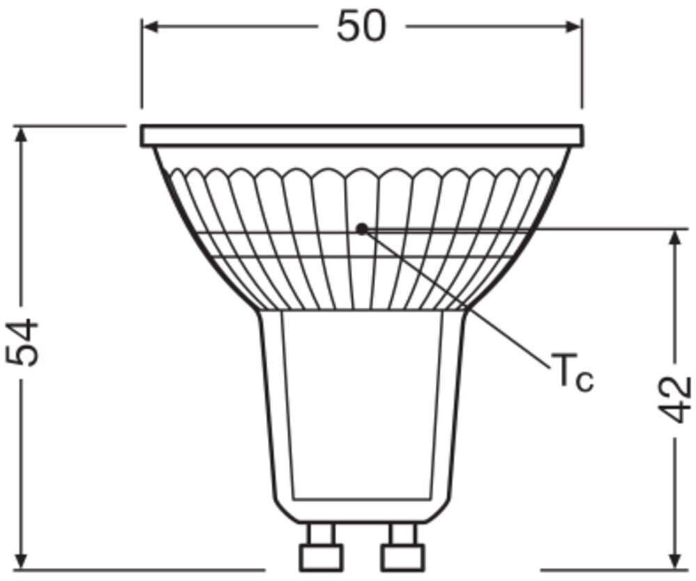 LEDVANCE Performance PAR16 GU10 LED Spot 4.5W 930 - 4099854045462