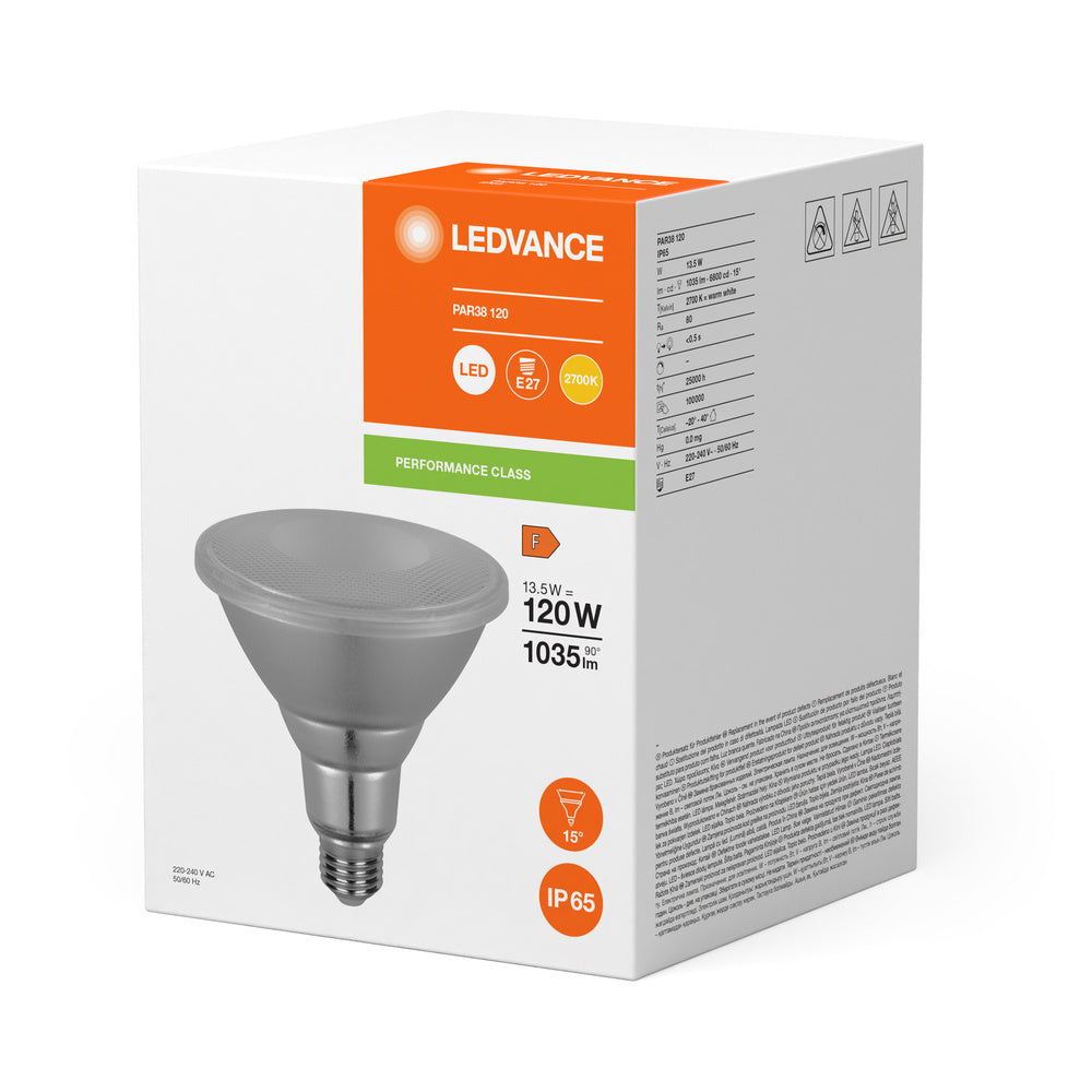 LEDVANCE PAR38 LED Spot E27 12W IP65 2700K - 4099854067808