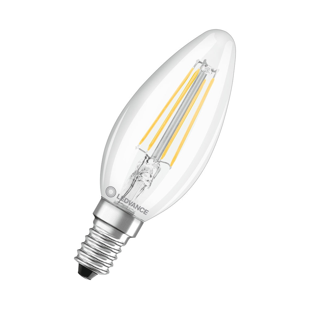 Led Klassisch B E14 Filament Klar 4W 827 2700K - 4099854069413 [2 Stück]