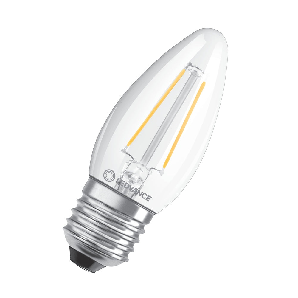 Led Klassisch Dimmbar Kerze E27 4.8W 827 Klarglas - 4099854067495