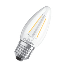 Led Klassisch Dimmbar Kerze E27 4.8W 827 Klarglas - 4099854067495