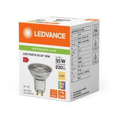 Ledvance Performance Led Par16 Gu10 3.4W 930 Dimmbar Spot - 4099854059896