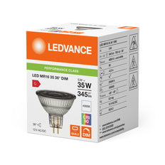 LEDVANCE Leistung MR16 GU5.3 5W 940 Dimmbar LED Spot - 4099854059735