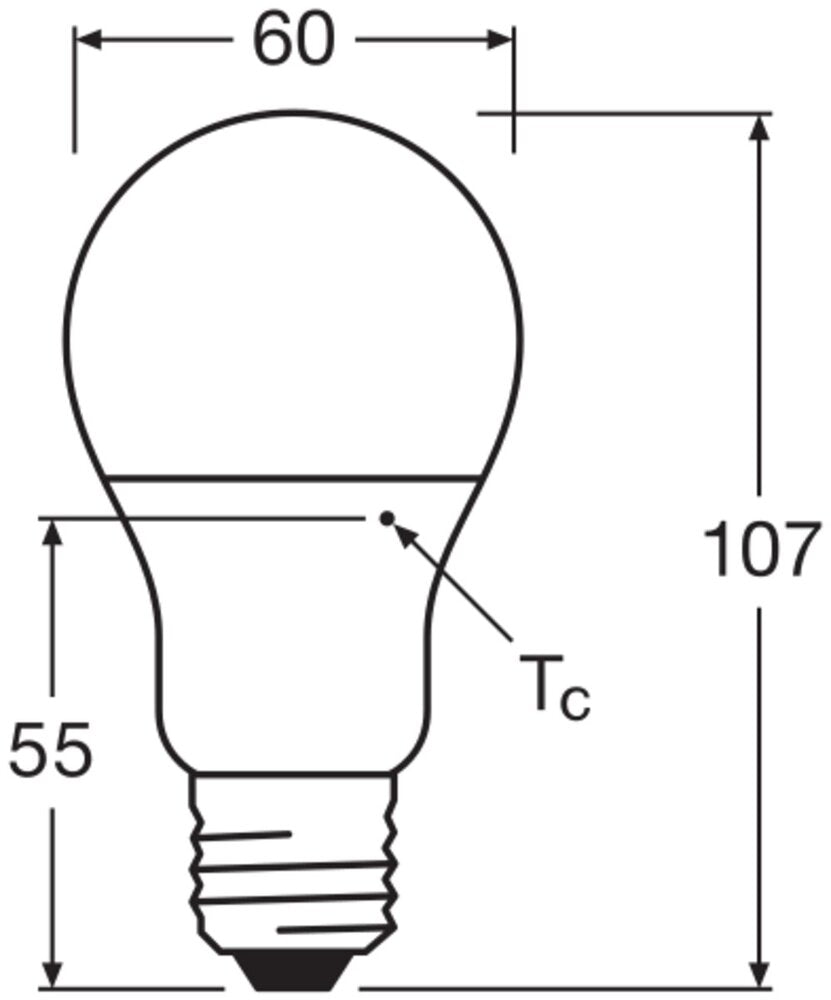 LEDVANCE Klassisch A P E27 LED Lampe 4.9W 840 Matt - 4099854049538 [2 Stück]