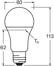 LEDVANCE Classic A19 LED 10W 840 Matt E27 Glühbirne - 4099854048869 [2 Stück]