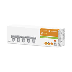 LEDVANCE PAR16 GU10 Dimmbarer LED Spot 4.5W 927 - 4099854044908 [5 Stück]
