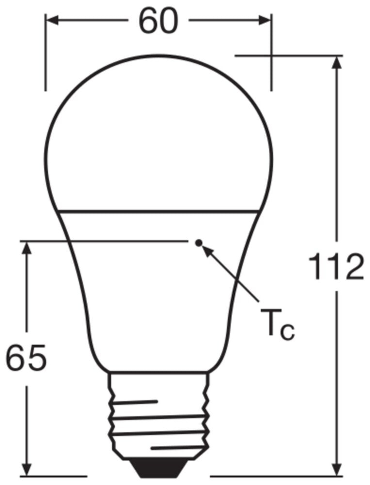 Ledvance Classic A75 Dimmbar Led E27 10.5W 2700K - 4099854043994