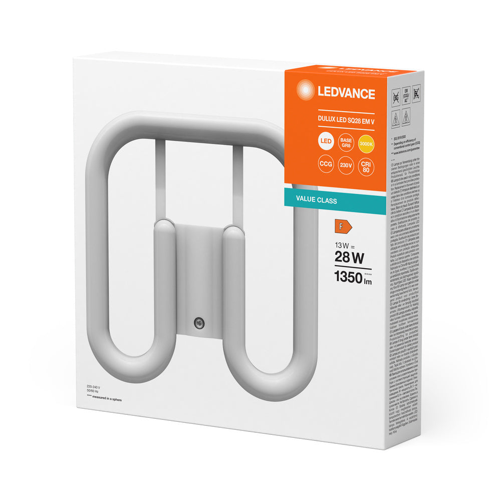 DULUX LED SQ28 13W 830 GR8 AC Netzkompatible Lampe - 4058075822573