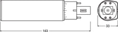 DULUX LED 6W 840 G24Q-1 4-Pin Ersatzlampe - 4058075821958