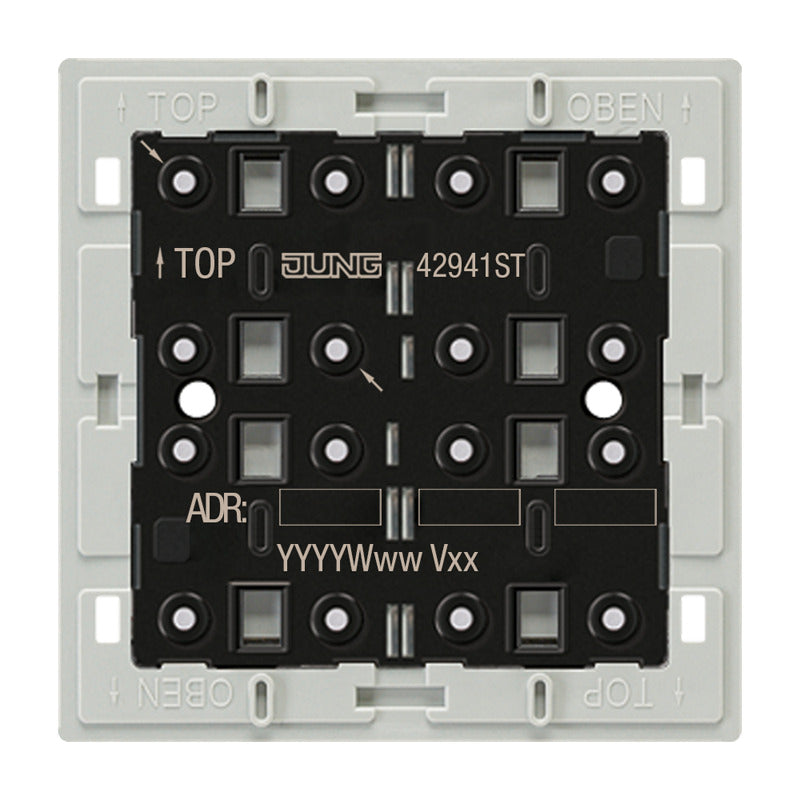 JUNG KNX 4 Kanal Universal Touch Modul Mit Temperatursensor - 42941ST