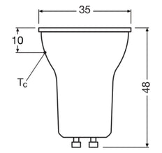 Osram Led Superstar Par11 3W Gu10 2700K Dimmbare Spot [2 Stück]