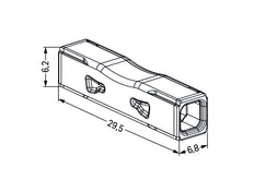 Wago 2773-2401 Push-Draht Inline-Stecker 4mm² 100 Stück - 2773-2401 [100 Stück]