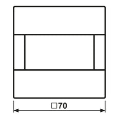 Jung LB Management Bewegungsmelder LS990 Graphit Schwarz 1.1m - LS17182SWM