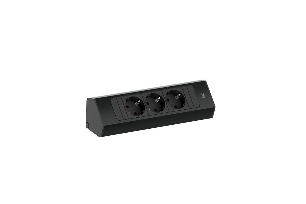 Bachmann Casia 2 Eckstromeinheit 3x 230V Schwarz - 932.100