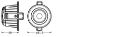 LEDVANCE Einstellbare CCT IP65 Spotlicht 5.5W - 4099854092725