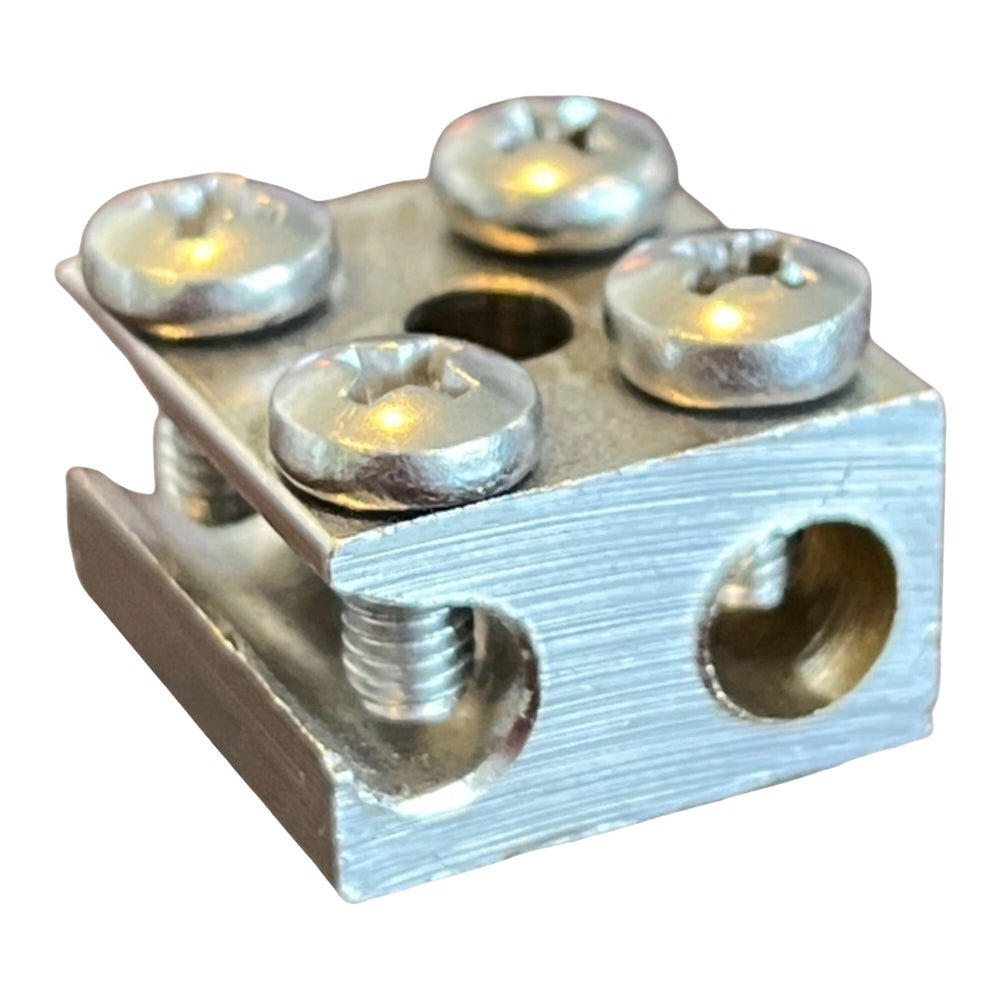 Stainless Steel Earthing Block 6-25mm² For Wire Tray - CHAB2506 [2 Pieces]