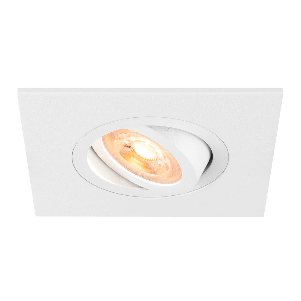 SLV Neue Tria 75 XL Quadratische GU10 Einbau-Downlight Weiß - 1007627