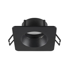 SLV Neue Tria 68 Quadrat IP65 Deckenmontage Ring Schwarz - 1007347