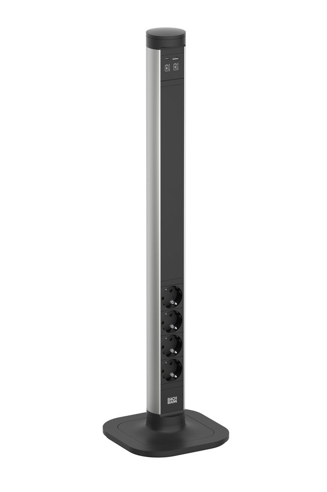 Cycle Pole L Power Tower 4x 230V Mit USB AC Ladegerät - 709.101